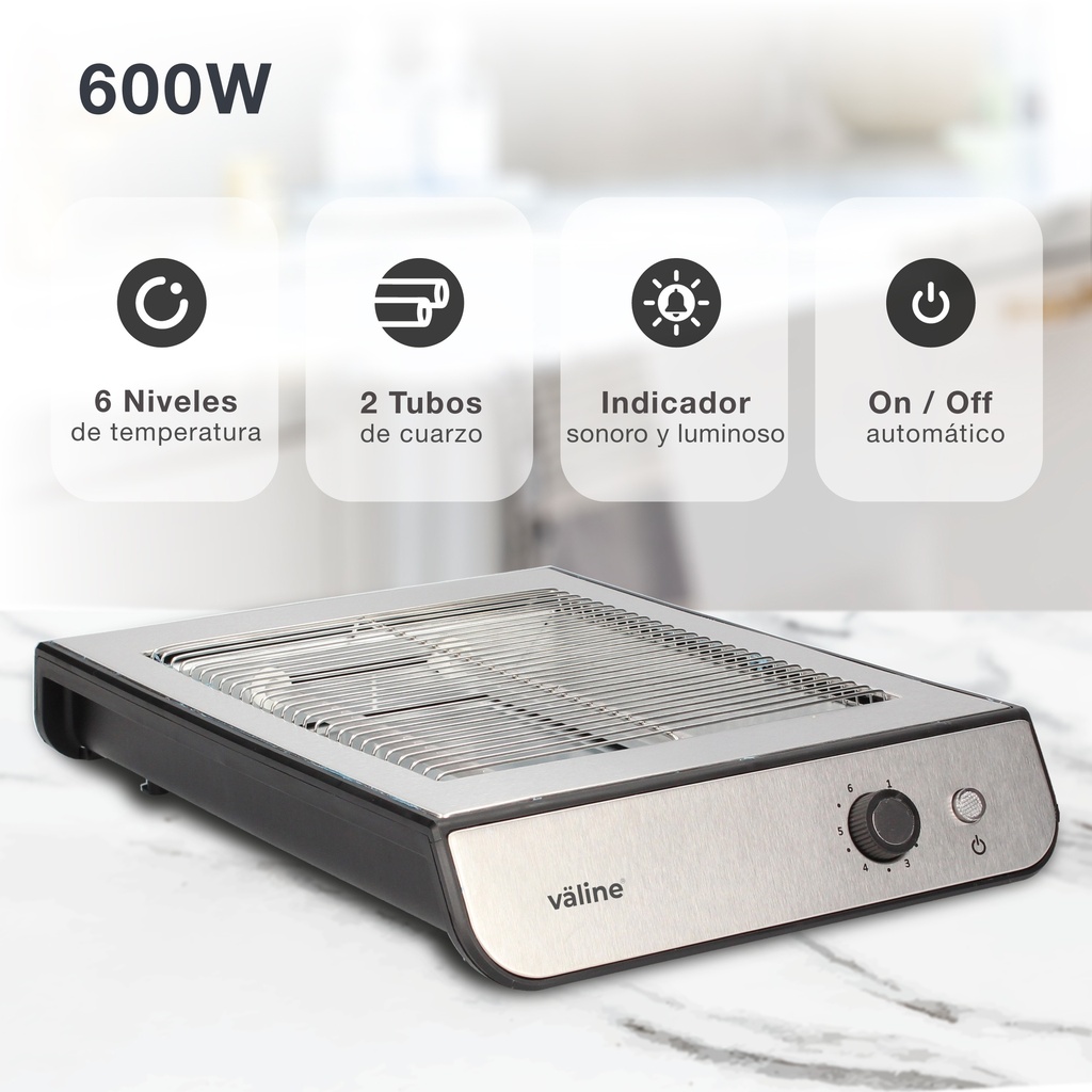 Tostadora plana Millo 600W