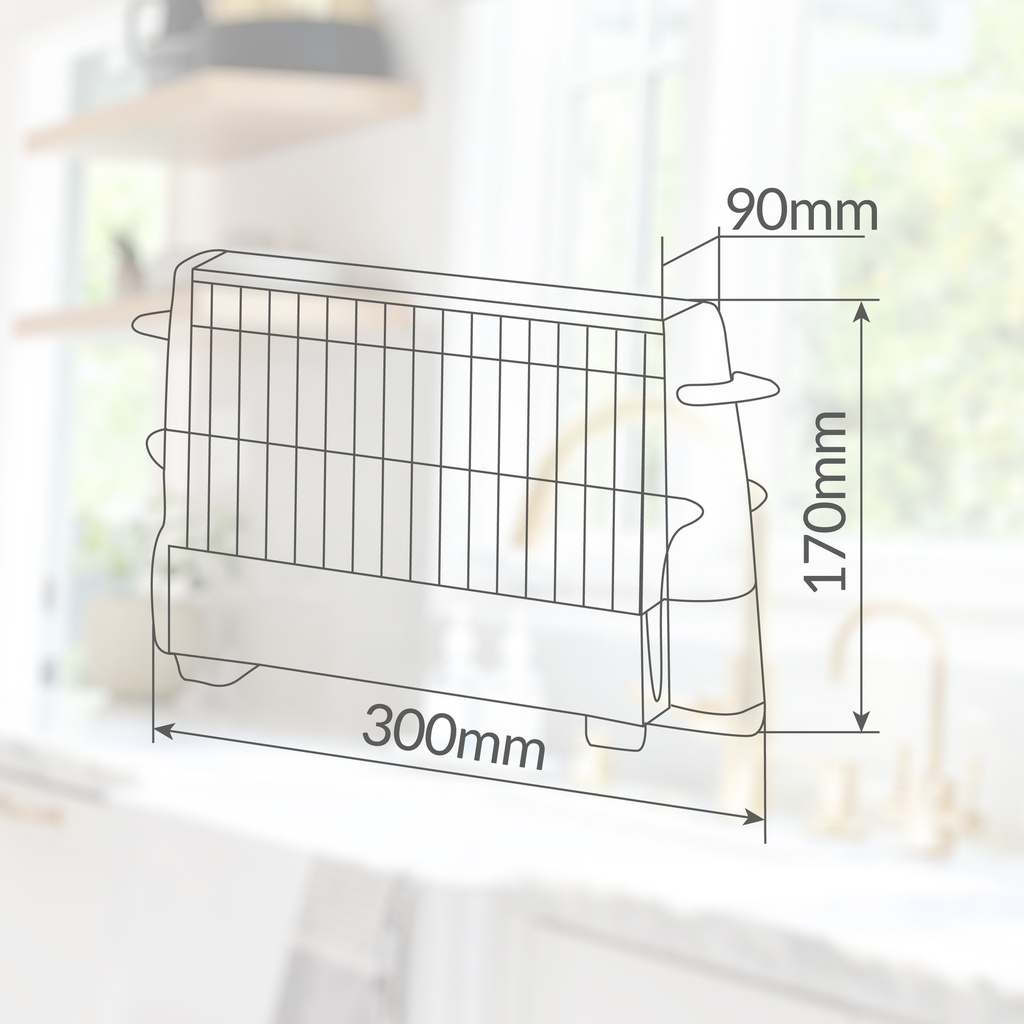 Tostadora vertical Multispace inoxidable 700W