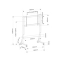 Soporte de pie con ruedas para TV 45" - 90"