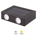 Aplique solar LED Lebon 1W - 8u caja exp