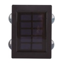 Aplique solar LED Lebon 1W - 8u caja exp