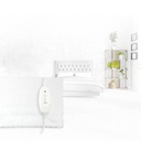 Calentador de cama eléctrico sencillo 150x80cm 60W Blanco