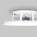 Ventilador de techo Box Fan con mando 22' CCT regulable Blanco
