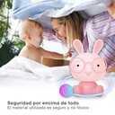 Luz de noche infantil LED Conejito 2,5W Rosa