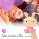 Luz de noche infantil LED Conejito 2,5W Rosa