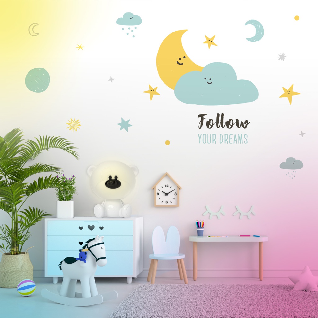 Luz de noche infantil LED Osito 2,5W RGB + luz día batería recargable Blanco