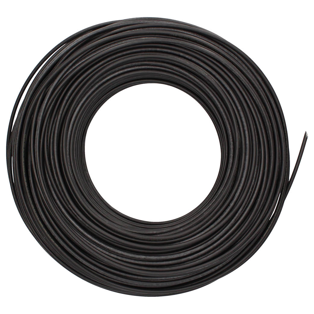 Rollo 100M Cable solar (1x6mm) Negro