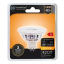 Bombilla LED dicroica cristal 38º 5W MR16 3000K - 12u caja exp