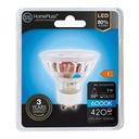 Bombilla LED dicroica cristal 38º 5W GU10 6000K - 12u caja exp