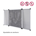 Mosquitera extensible para ventanas 50x70cm - 5u caja