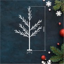 Árbol decorativo LED Cumia 60cm 3xAA Dorado