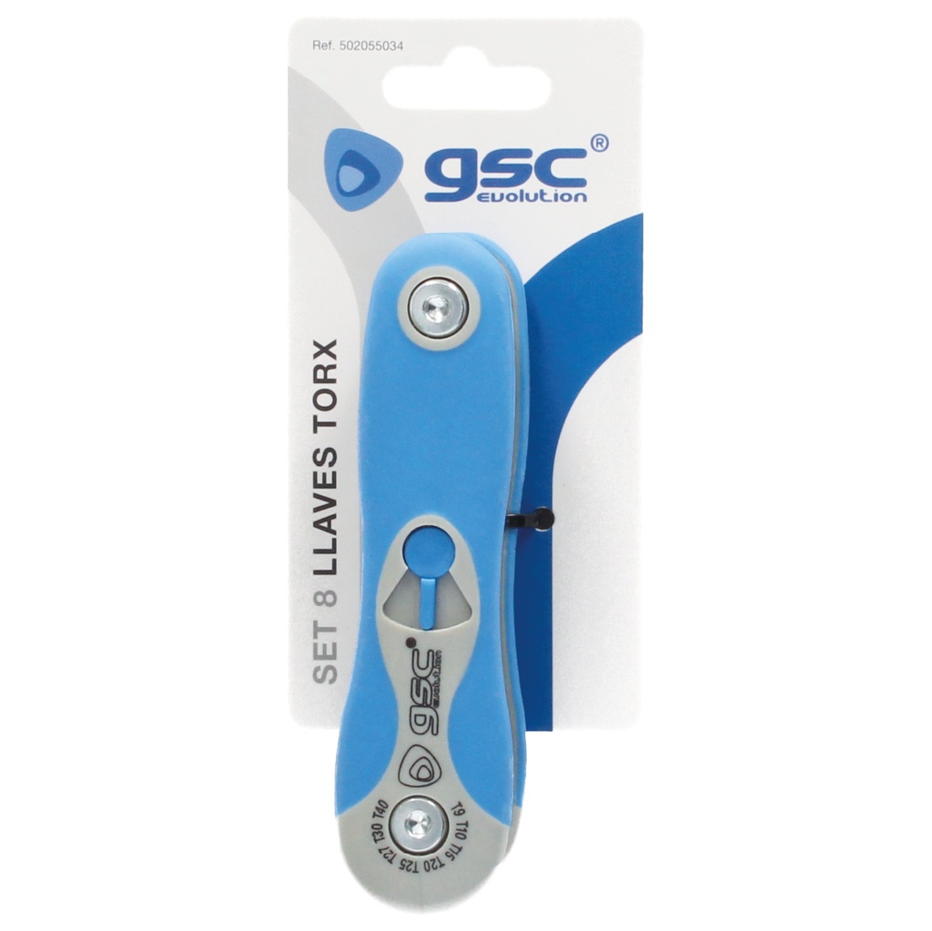 Set 8 llaves torx de T9 a T40
