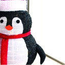 Pingüino plegable LED 600mm 8 funciones Luz cálida