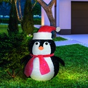 Pingüino plegable LED 600mm 8 funciones Luz fría