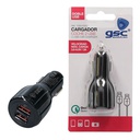 Cargador mechero coche 2 USB QC3.0 + 2.4A