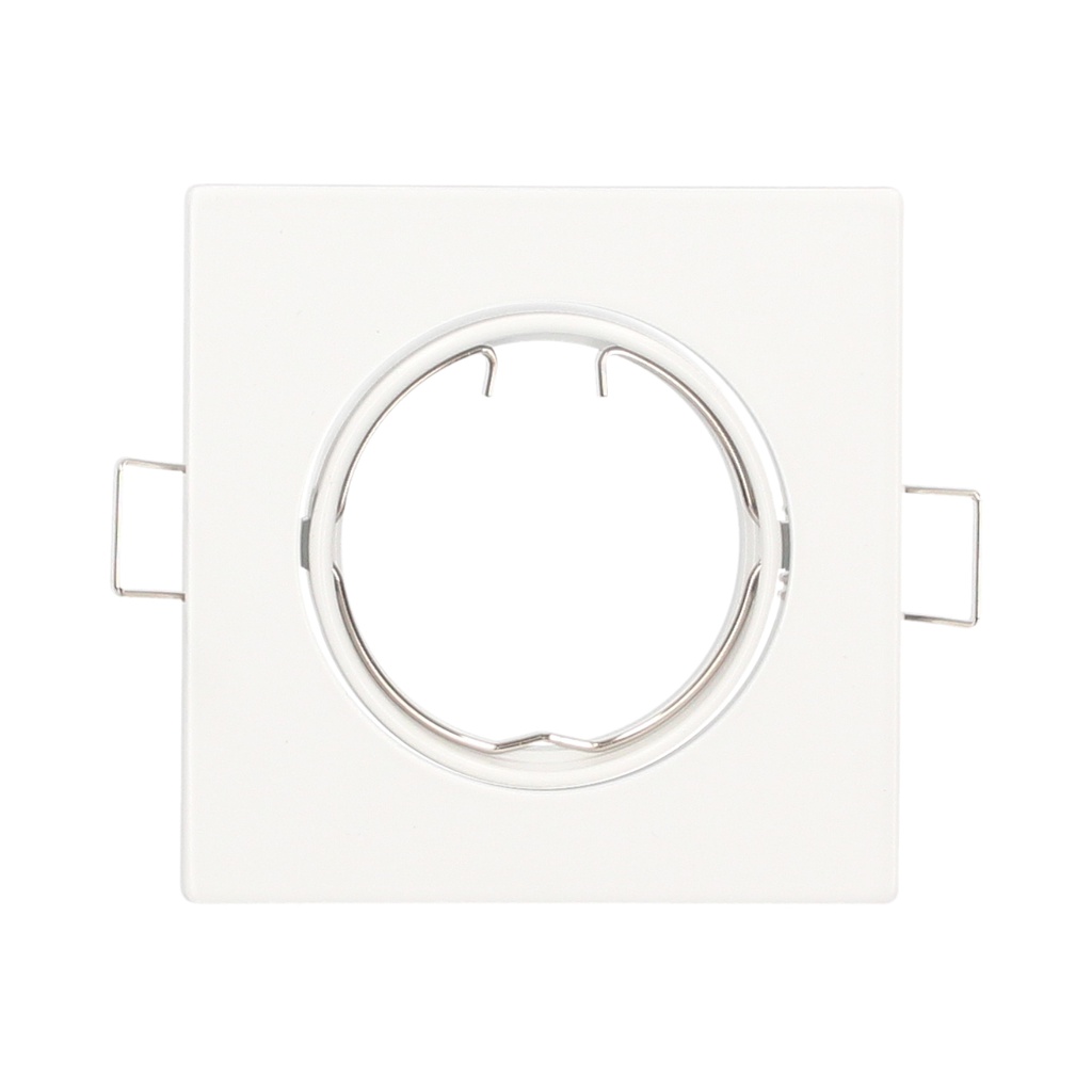 Aro basculante cuadrado empotrable Chandur Blanco