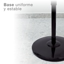 Ventilador de pie con mando y temporizador 43cm 30W motor DC Negro
