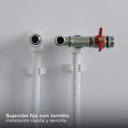 Pack 100u fijadores de tubo con taco Ø20mm