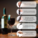 Set sacacorchos automático con tapón de vacío y servidor de vino