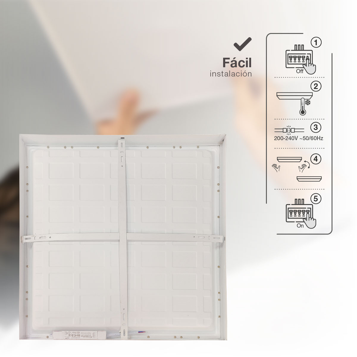 Panel superficie LED Borma 40W 4200K Blanco