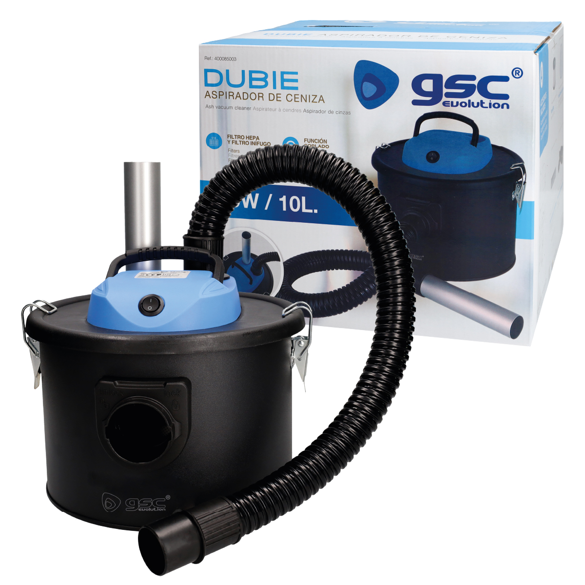 Aspirador de cenizas Dubie 800W