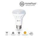 Lampara reflectora R63 8W E27 3000K -12u caja exp