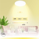 Downlight empotrable LED redondo Dumba 18W 4000K Blanco - Libertina