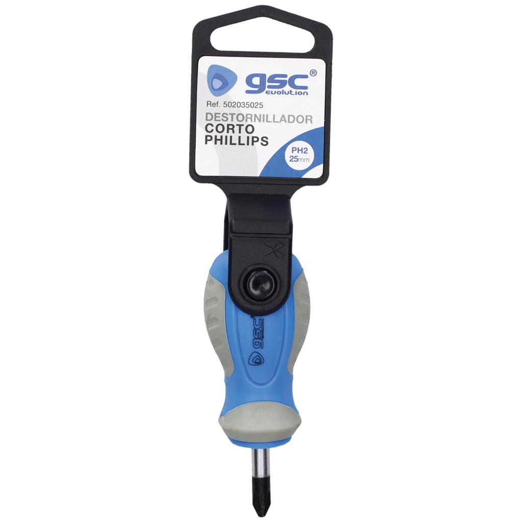 Destornillador Philips corto PH2x25mm