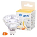 Bombilla LED dicroica cristal 38º 5W GU10 4000K