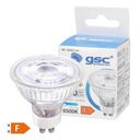 Bombilla LED dicroica cristal 38º 5W GU10 6500K