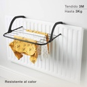 Tendedero plegable balcón/radiador Pipali 50x30x15,5cm