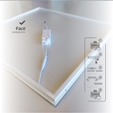 Marco empotrable panel LED Reteta 40W 6000K Blanco