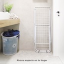 Tendedero plegable Chande 2 alas de acero pintado 180x50x90cm