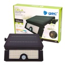 Foco proyector solar LED Cela con sensor de movimiento y crepuscular 6W 3000 - 4000 - 6000K IP54 Negro