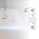 Panel empotrable LED Lubuko 40W 5000K UGR19 IP44 Blanco - Pro Line