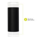 Aplique pared Serie Meluco 2 luces GU10 Max. 35W IP54 Negro