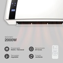 Calefactor split de pared 2000W para baños IPX2