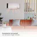 Calefactor split de pared 2000W para baños IPX2