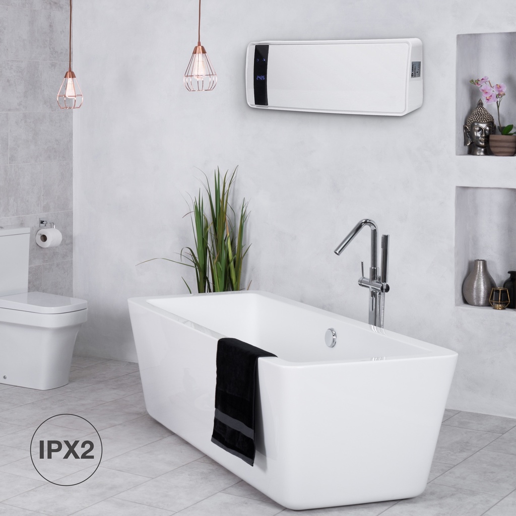 Calefactor split de pared 2000W para baños IPX2