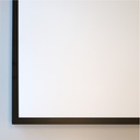 Panel superficie LED rectangular Kisongo 24W 4200K Negro