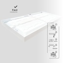 Panel superficie LED rectangular Kisongo 24W 6000K Blanco