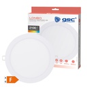 Downlight empotrable LED redondo Lonbo 20W 4200K Blanco