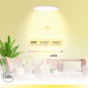 Downlight empotrable LED redondo Lonbo 20W 4200K Blanco