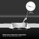 Aro redondo empotrable compacto LED Lumati 4W 3000 - 4000 - 6000K Blanco