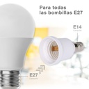 Adaptador de E14 a E27