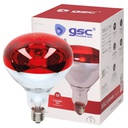 Bombilla infrarrojos Ø125mm E27 Máx. 150W
