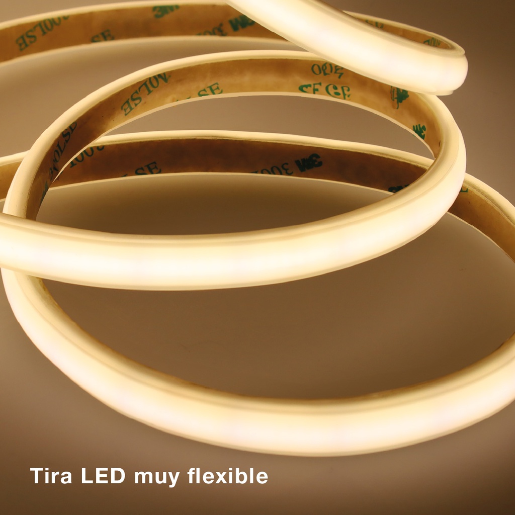 Rollo 50M tira LED 12W/M 4000-4500K IP65 230V regulable