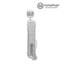 Base multiple 6T (3x1.5mm) 1,5M Blanca