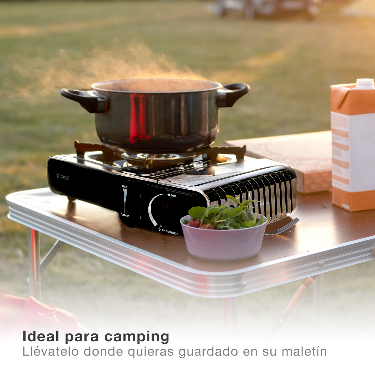 Hornillo portátil camping gas Koes