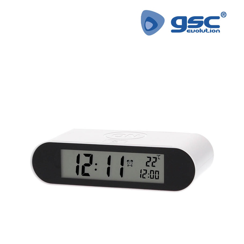 Despertador digital blanco new arrivals